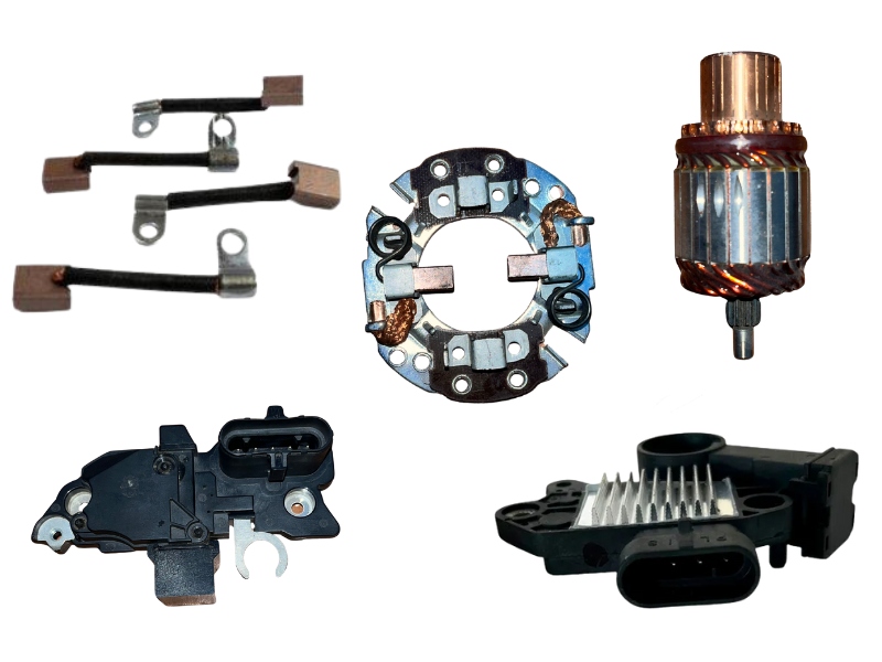 Carbones y porta carbones